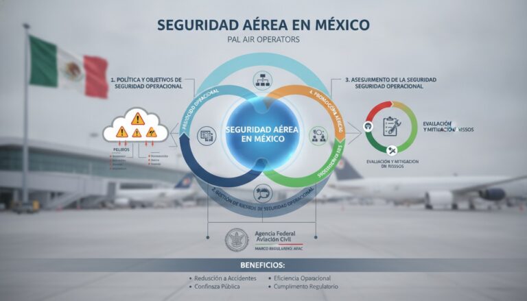 Seguridad Aérea en México: Implementación del SMS y Gestión de Riesgos para Operadores
